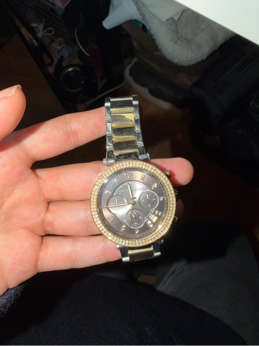 Michael Kors Parker Two-Tone Chronograph Watch (MK5626)